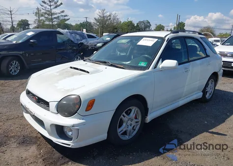 2002 Subaru Impreza Wrx из США, поврежденный, VIN JF1GG29652G810916